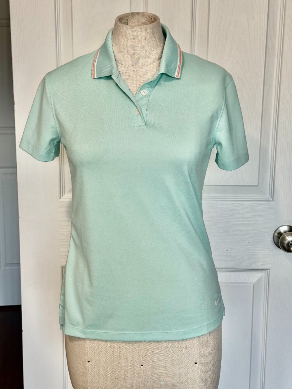 Nike Dri-FIT Women’s XS Mint Green Golf Polo Shirt